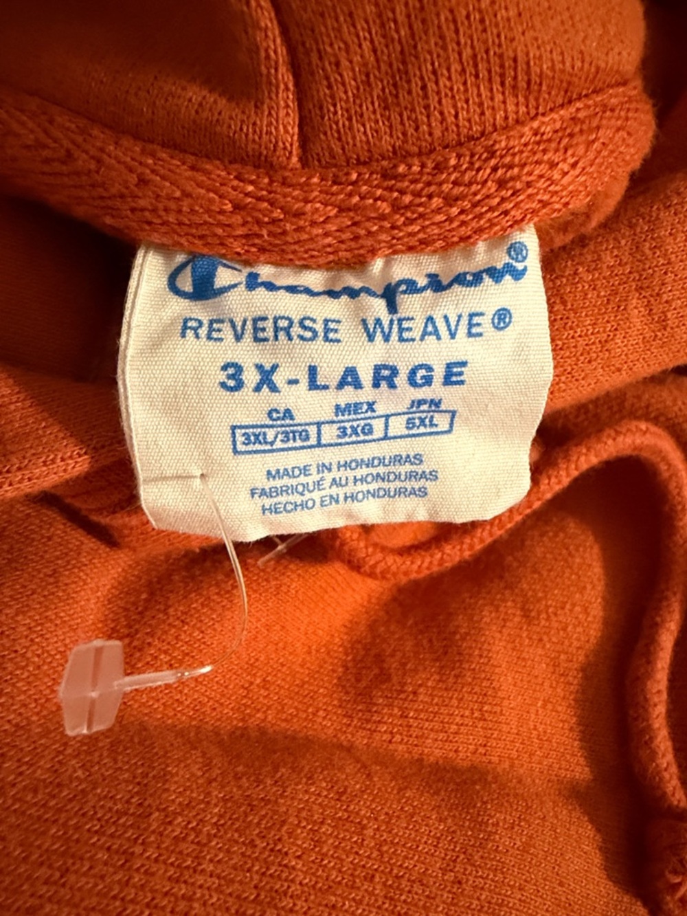 Champion Orange Reverse Weave Pullover Hoodie